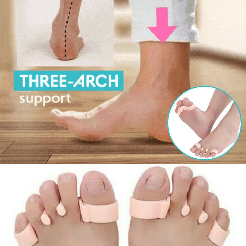 1 Pair Toe Separators Bunion Corrector Straighteners Toe Spacers Bunion Relief to Bunion Hallux Valgus Foot Care