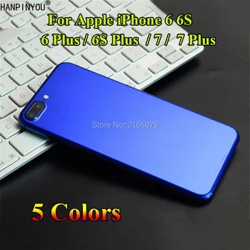 

For Apple iPhone 6 6s 7 Plus 7+ 6s+ 6+ Foil Back Cover Simulation Metal Decal Sticker Matte Ice Screen Protector Film Guard