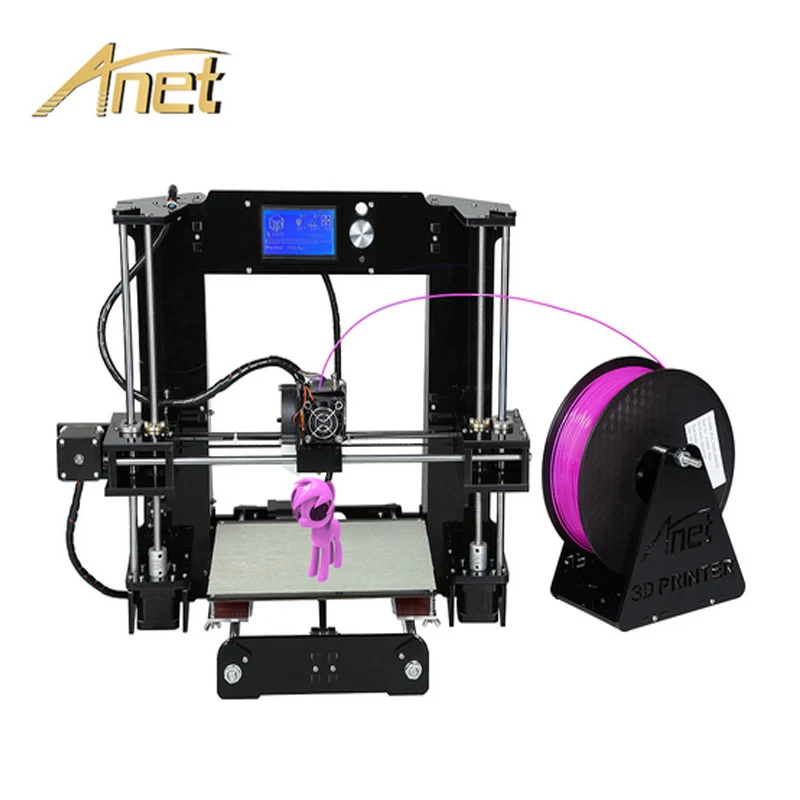 

Factory Directly Best Sell Anet A8 3d Printer Fast Speed & High Precision Industrial Diy 3D Printer 0.4 Nozzle Layer Height