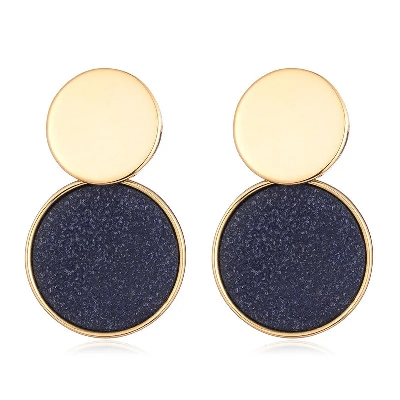 Круглые Висячие женские серьги в Корейском стиле Bijoux Femme 2018 Ретро бусины длинные