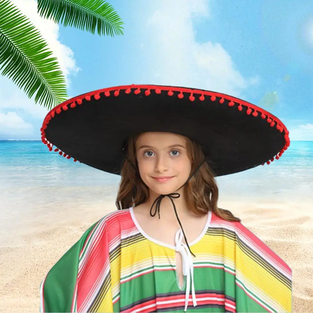 Новинка года; Мексиканская Карнавальная шляпа для косплея; цветная мексиканская шляпа для Хэллоуина; маскарадные вечерние шляпы