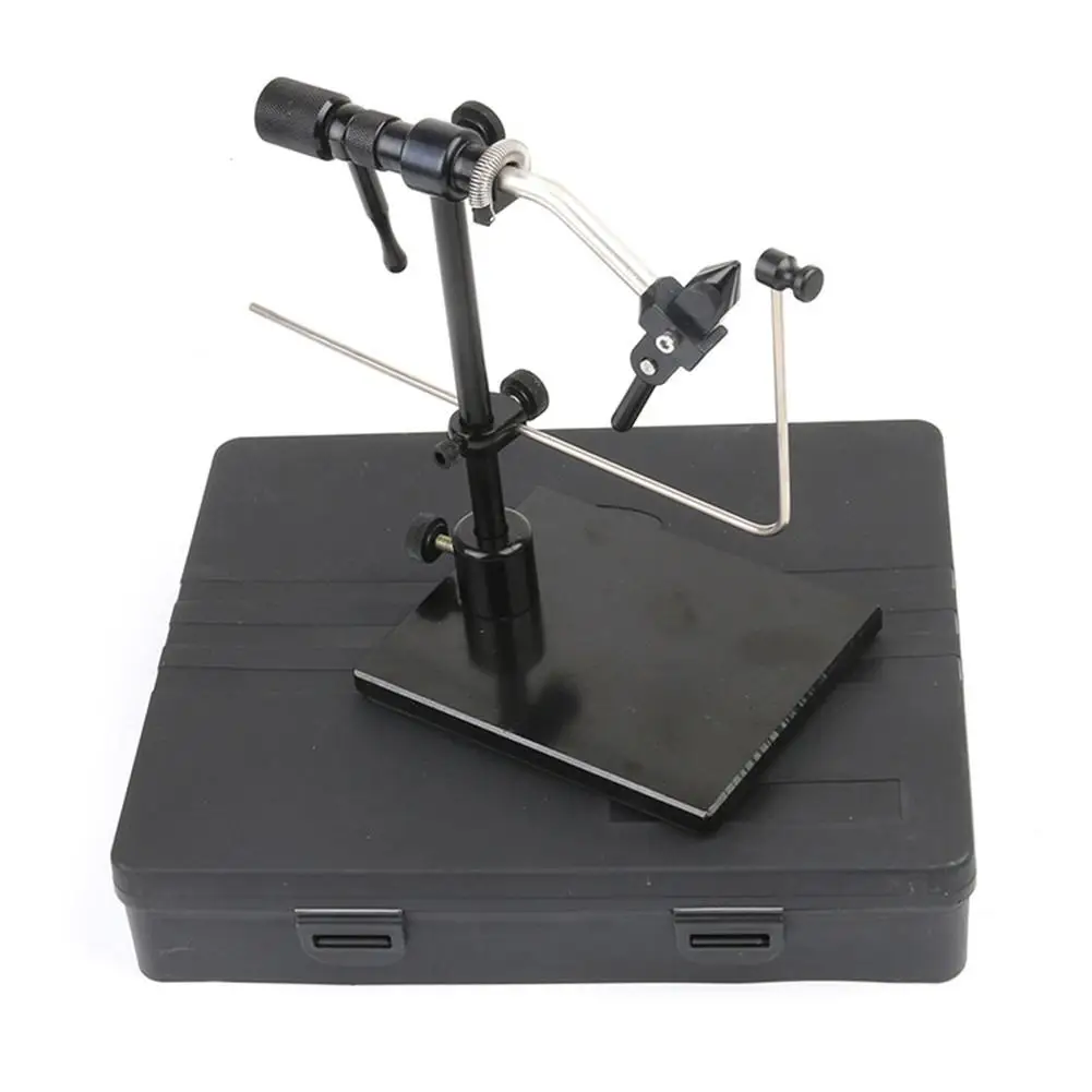 

Mounchain Fishing Flies Making Rotatable Fishing Fly Tying Vise Artificial Flies Making + Fly Fishing Box