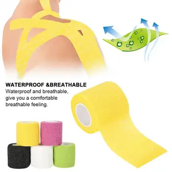 

5 Types of Camouflage Pattern Cotton Elastic Adhesive Strain Injury Muscle Sports Sticker Braces Supports Haelth care fitness