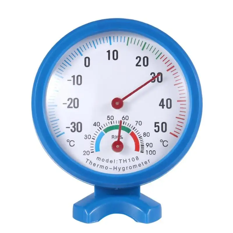 Мини-термометр для измерения влажности, современный, Круглый, в форме часов, для помещений и улицы, гигрометр, измеритель, инструменты для украшения дома, дисплей, станция