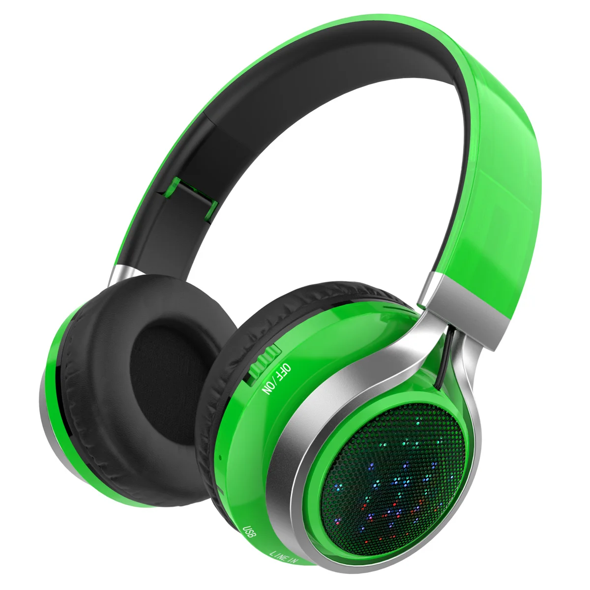 

Excelvan BT9916 Bluetooth Headphone Extra Bass Hi-Fi Stereo Wireless Headset Foldable, Ajustable FM Mode Music Earphone