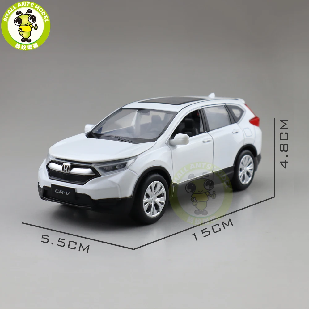 Beste 1 32 JACKIEKIM CRV CR V SUV Diecast Model AUTO SUV Speelgoed voor kids kinderen Geluid Verlichting Pull Back geschenken