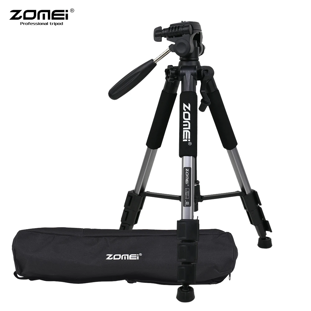 

ZOMEI Q111/Q100 Tripod Portable Travel Aluminum Camera Professional Camera Tripod for Canon Sony SLR DSLR Digital Camera Tripod