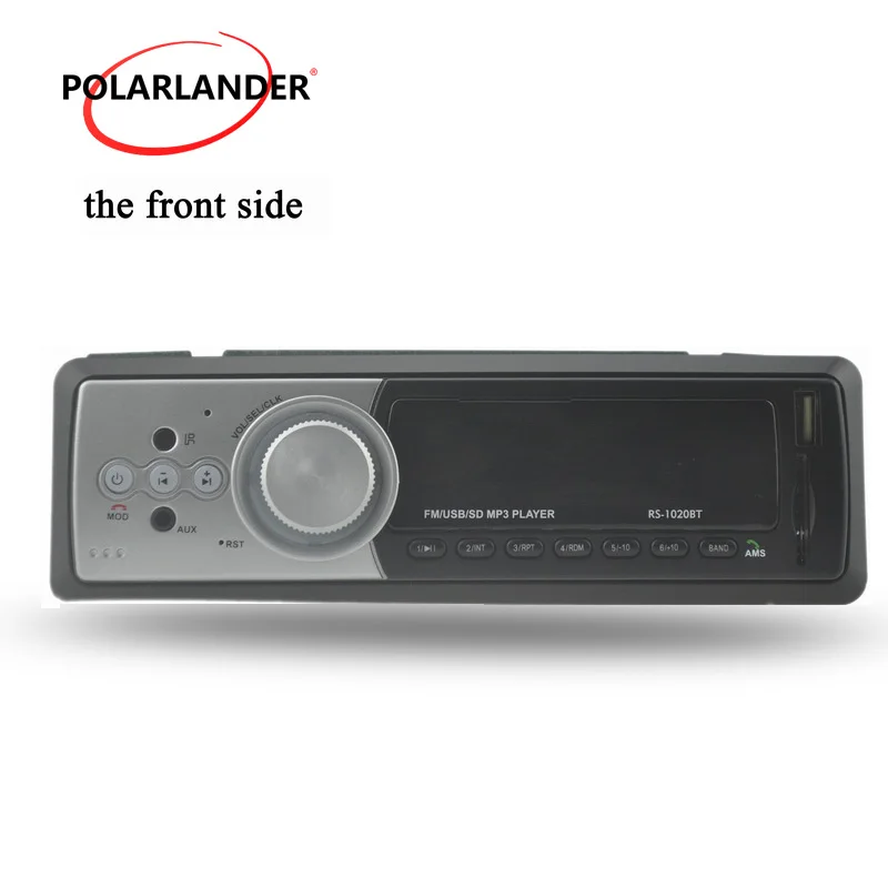 FM Receiver Aux Input 1 DIN Car Audio Stereo In Dash MP3 MMC WMA Radio Player Bluetooth USB/SD/MMC Card Reader Remote Control