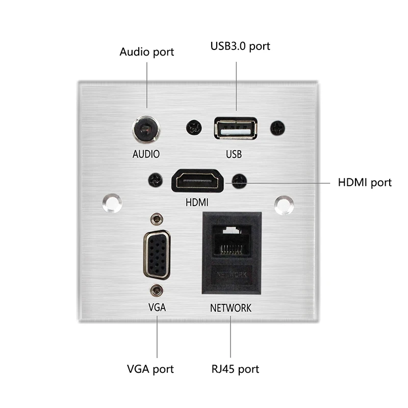 

Multi-functional Tabletop Power Outlet Panel Conference table cubby Socket for Counter tops Worktop Tabletop Socket for Meeting