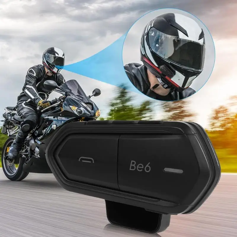 

Waterproof Motorcycle Helmet Headset Wireless 1000m Bluetooth Intercom Motorcycle Handsfree Bluetooth Interphone
