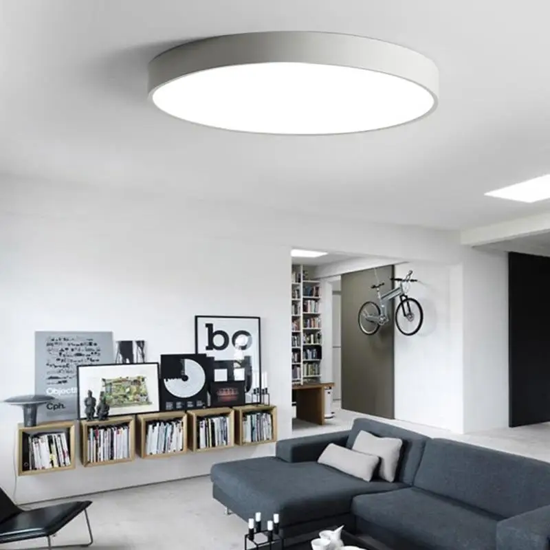

Minimalist Ultra Thin Art Modern Round LED Chandelier Ceiling Lamp Living Bedroom Home Ceiling Decorative Lighting Lamps