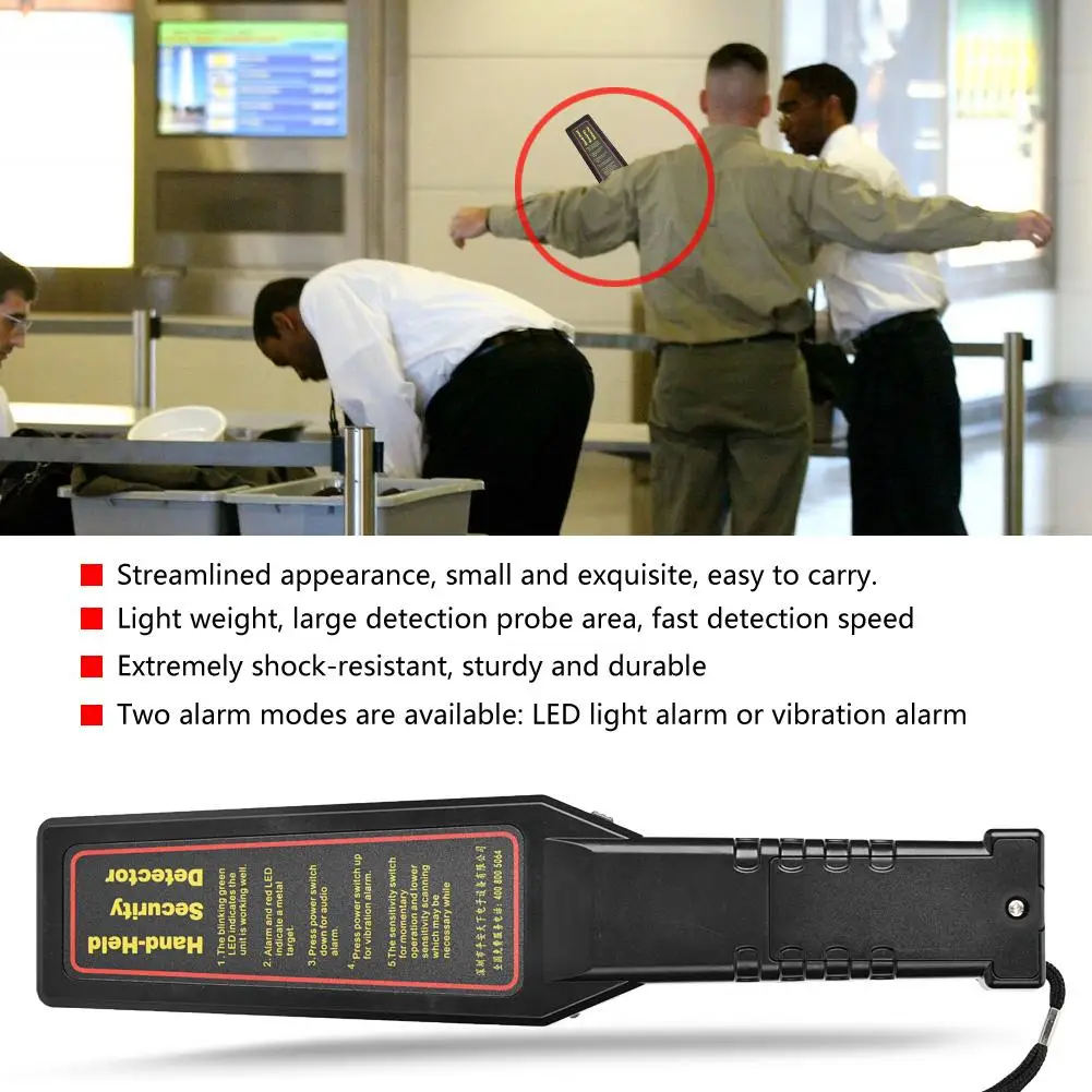 

DC 7~12V Portable Handheld Metal Detector Finder PATX/AT2006 (Battery & Charger Not Included)