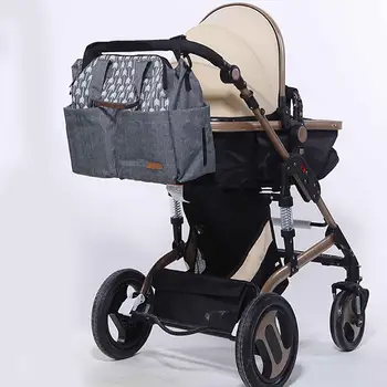 

Multi-functional Mummy Bag Large-capacity Portable Crossbody Bag Diaper Bags Waterproof Travel Backpack With Stroller Strap
