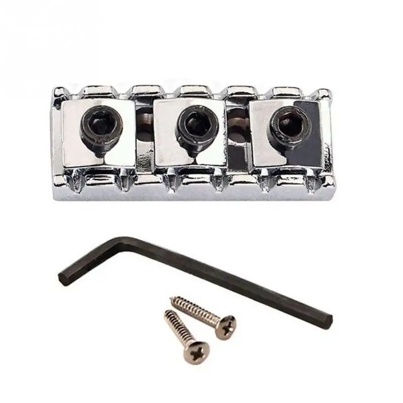 42.2mm Zinc Alloy Guitar Locking Nut String Lock for Floyd Rose Guitar With Allen Wrench Black