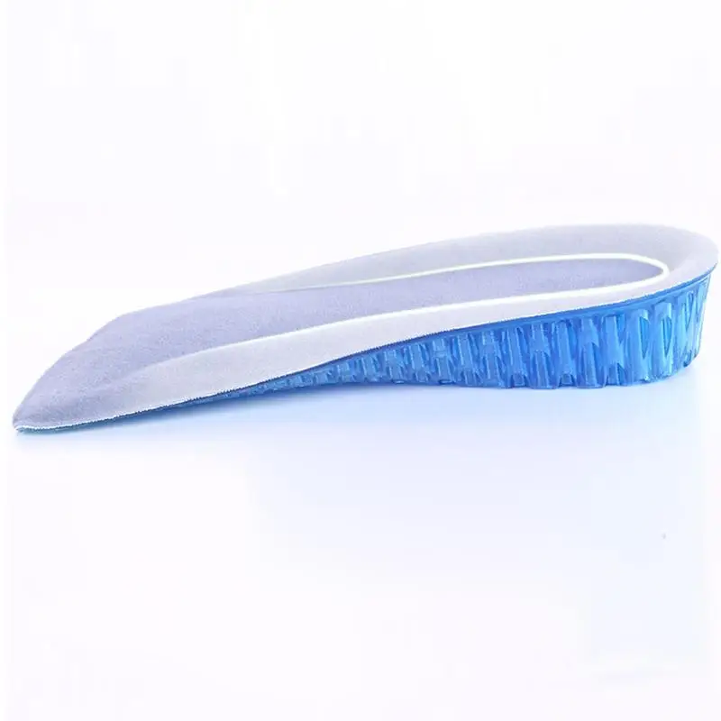 1 Pairs Soft Unisex Honeycomb Silicone Gel Heel Lifts Height Increase Insoles Shoe Inserts Cushion Insole Pads for Feet Care