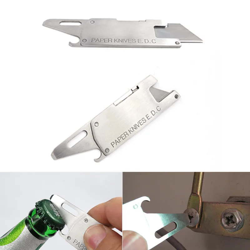 

razor letter tool cut multi parcel blade pocket multifunction Utility sharp package multipurpose paper opener knife cutter open
