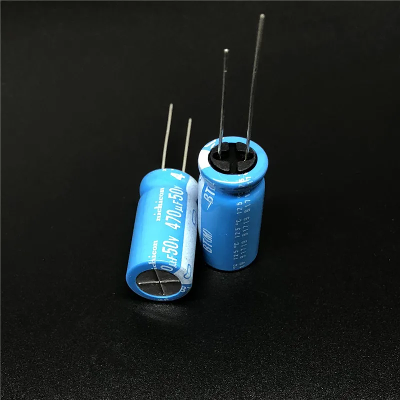 5 шт./20 шт. 470 мкФ 50 в NICHICON BT серия 12 5x25 мм Высокая надежность 50V470uF алюминиевый