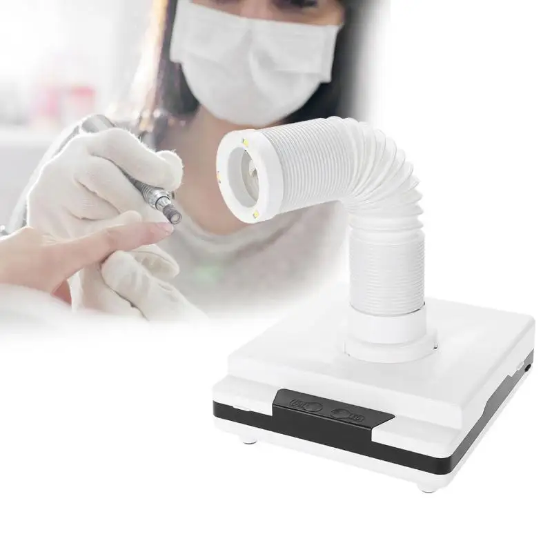 

60W Vacuum Cleaner For Nail Art Strong Powerful Nail Dust Collector Machine For Manicure Nail Fan Dust Suction Collectors