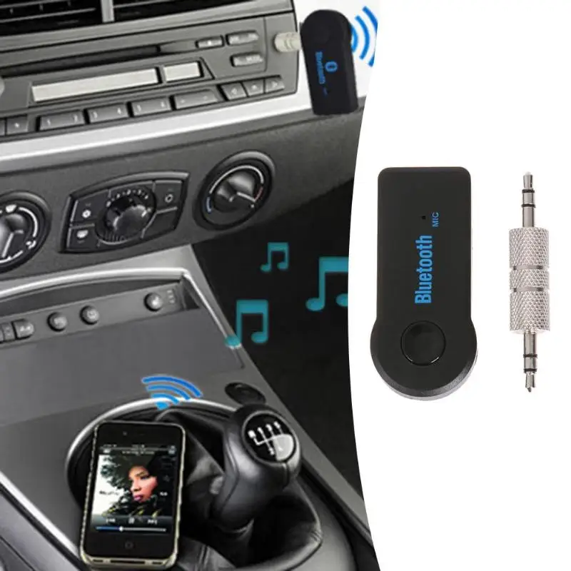 

2.4Ghz 3.5mm Jack AUX Wireless Bluetooth Receiver Adapter for Auto Mini USB A2DP Stereo Audio Music Receiver Hands-free Car Kit