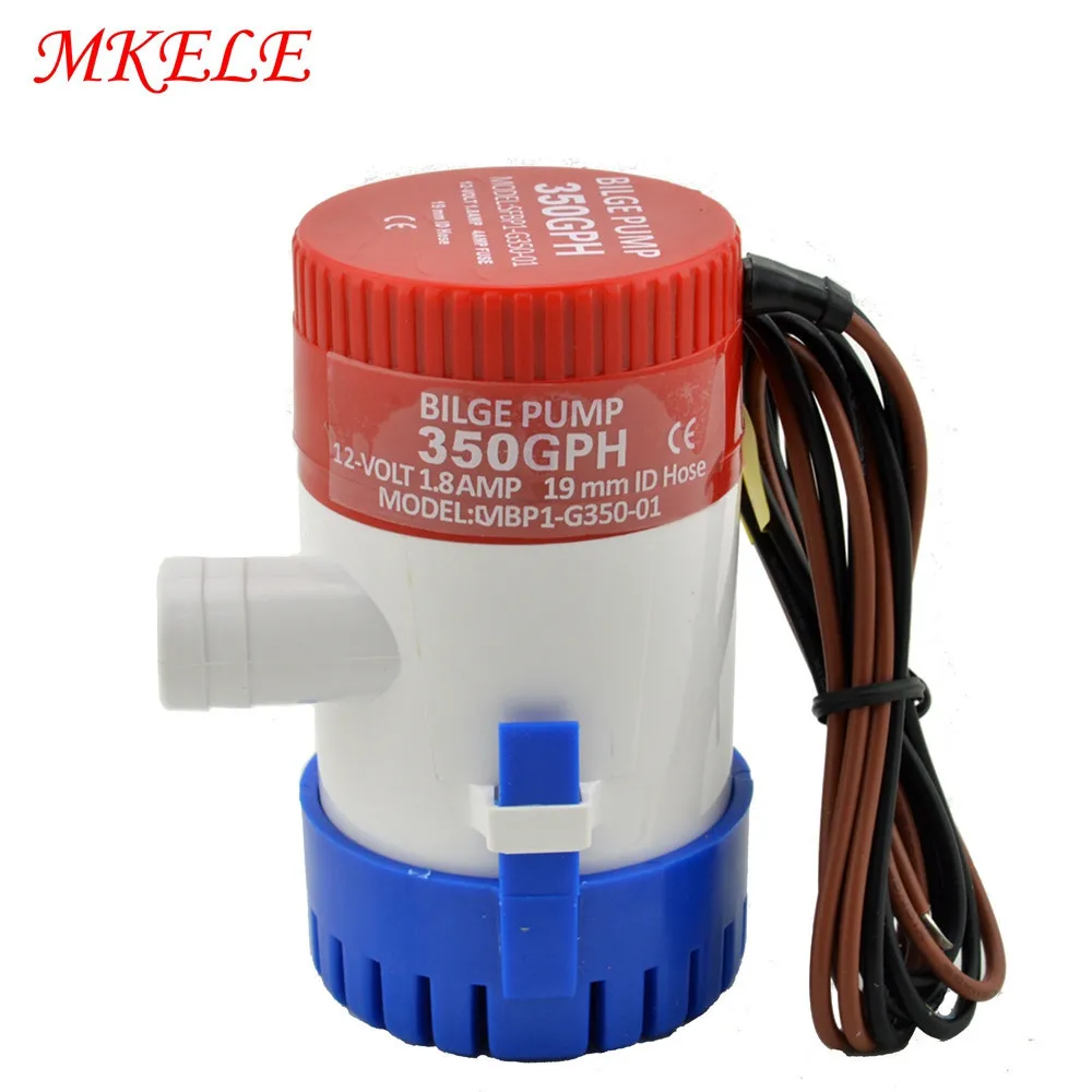 Bilge Pump Water 1100gph 750gph 500gph 350gph 12v 24v  Float switch Marine Bilge Water Pump New Design For boat yacht Drainage