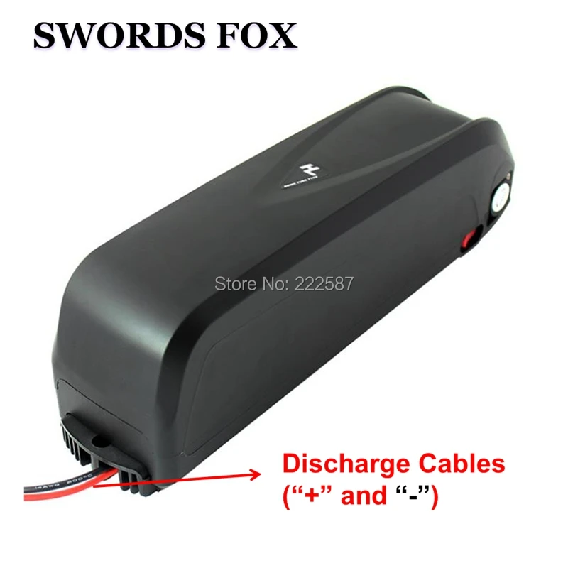 Литий ионная батарея SWORDS FOX 36 в 48 52 13 Ач 17 Hailong 500 Вт 750 1000 для электровелосипеда