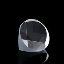 Оптическое стекло пирамида из кварца Призма 50 мм x 39 мм физический рефрактор светового спектра оптический экспериментальный инструмент оптика