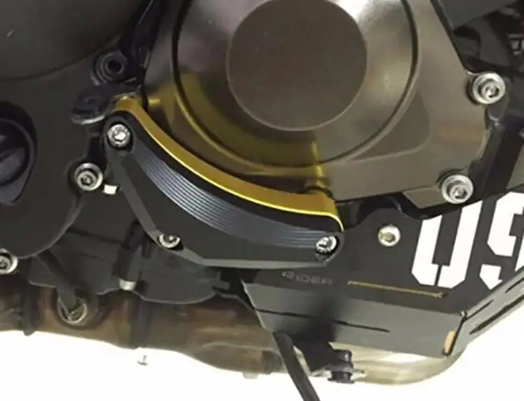 Billig LumiParty Für YAMAHA MT09 MT 09 2014 2015 2016 2017 Motor Schutz Fall Slider Abdeckung Protector Motor Schutz Fall Slider