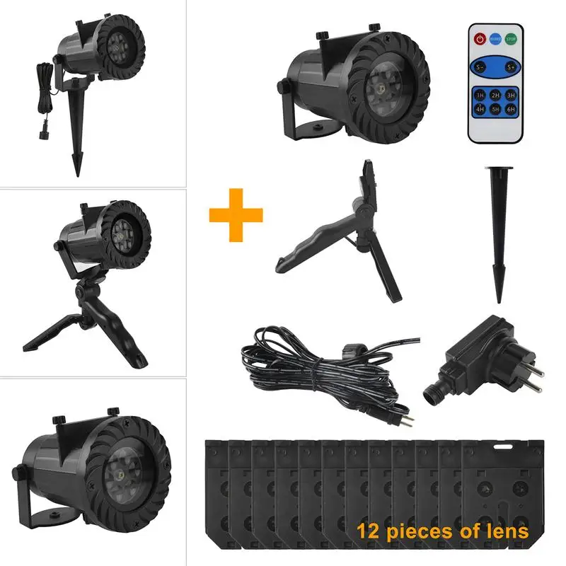 Led Light Projection Lamp Outdoor Garden 12 Pattern Waterproof Lawn Led For Birthday Wedding Halloween Holiday Lightings Led Light Projection Lamp Outdoor Garden 12 Pattern Waterproof Lawn Led For Birthday Wedding Halloween Holiday Lightings