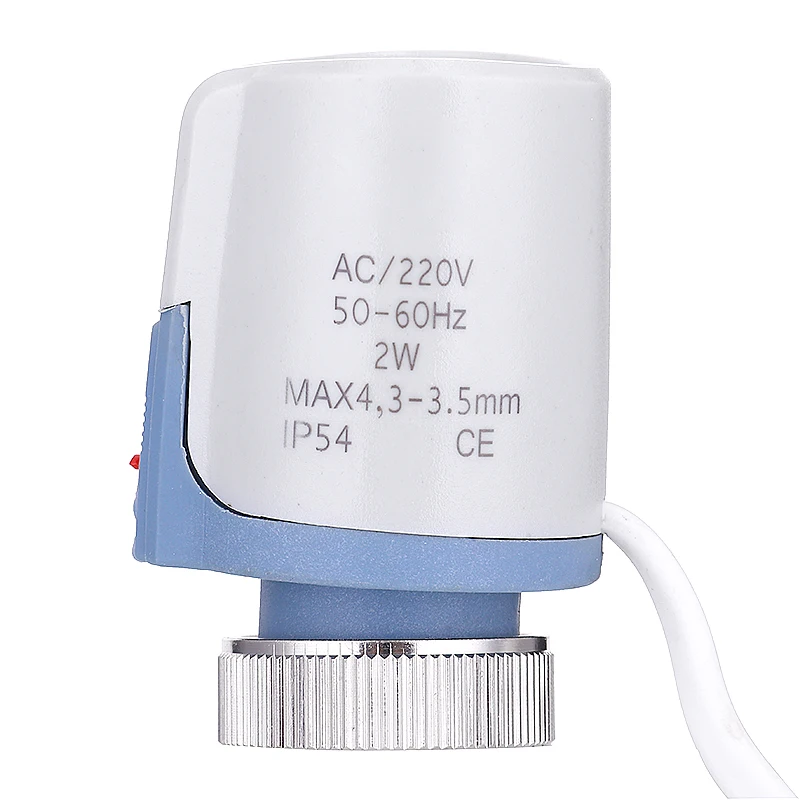 220V Manifold Heating Thermostat System Normally Open Electric Thermal Actuator