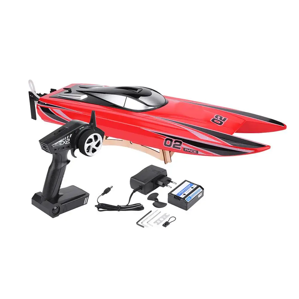 

V792-4 Waterproof 60km/h High Speed RC Boat 2 Channel Brushelss 1800KV Motor Remote Control Speedboat Yacht Model RC ToyS