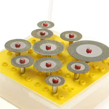 

10PCS 1/8" Diamond Cutting Discs For Common Rotary Tool Mini Drill Cut Off Wheel High Quality
