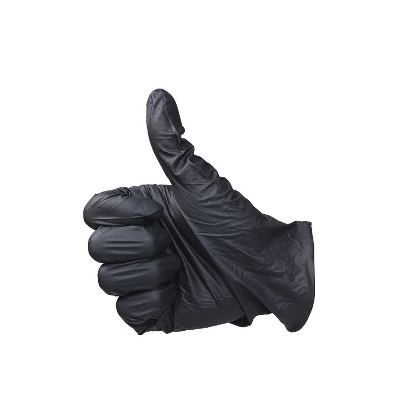 100 шт Одноразовые черные нитриловые тату перчатки для экзамена без латекса Большие размеры тату принадлежности