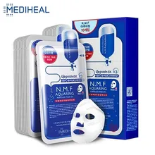 Mediheal увлажняющая Корейская маска для лица, листы для лица, питательная подтягивающая масло, вода, сбалансированный уход за кожей, 25 мл* 10 шт