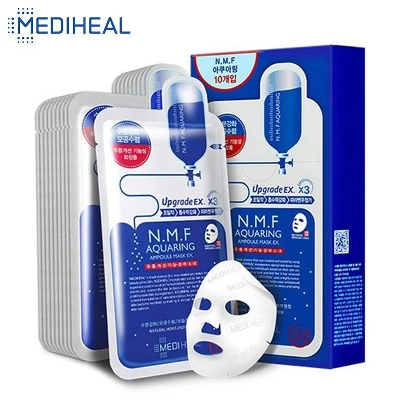 Get  Mediheal Moisturizing Korean Face Mask Facial Sheets Nourishing Tightening Firming Lift Oil Water B
