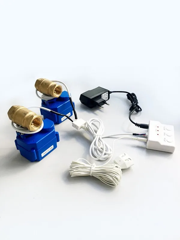 Detector de Vazamento de Água Proteção contra Vazamentos Válvula com Válvulas de Esfera Automação Elétrica