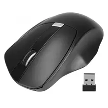Черный 3 пуговицы 1500 точек на дюйм Беспроводная игровая мышка+ USB приемник для ПК ноутбук Вертикальная мышь беспроводной