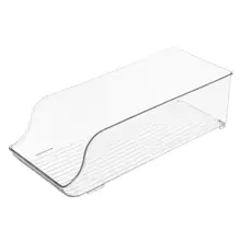 Пластиковый прямоугольный контейнер для хранения еды, утолщенный Штабелируемый ящик для хранения фруктов, контейнер для кухни, домашнего холодильника