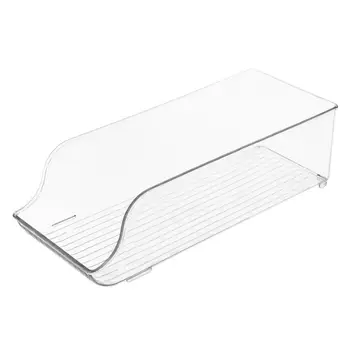 

Plastic Rectangle Crisper Food Storage Box Thicken Stackable Fruit Storage Box Container Box for Kitchen Home Refrigerator