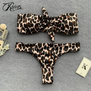 

Urifens Summer Leopard Print Bathing Suit Beach Swimwear Women Swimsuit 2019 Sexy Micro Push Up Bikini Femme Biquinis LCN30