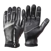 Велосипедные перчатки зимний ветрозащитный для езды ударопрочный Теплый Сенсорный экран полный палец перчатки для катания на лыжах на открытом воздухе