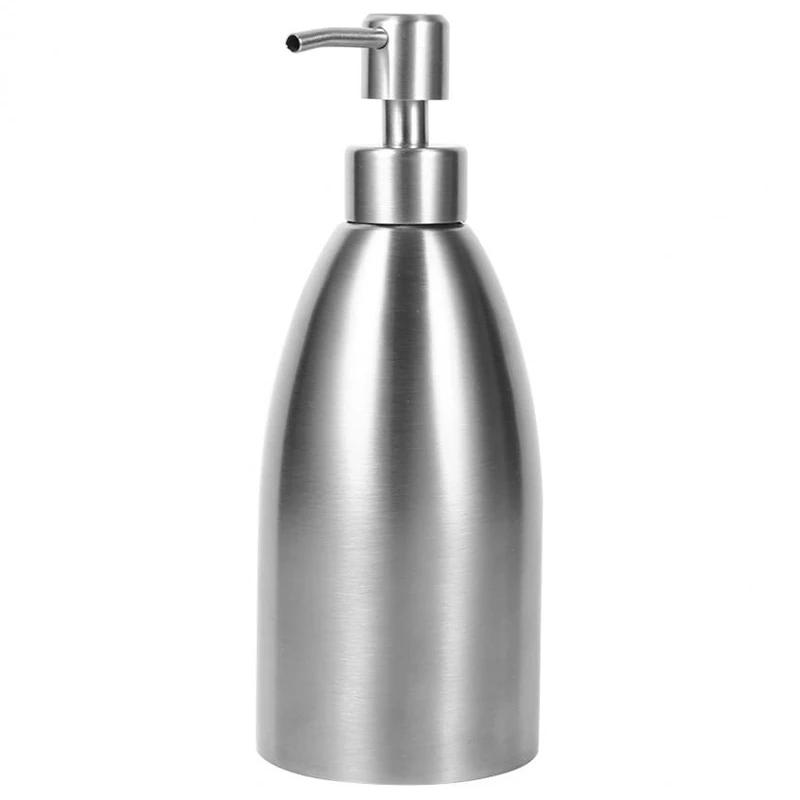 500Ml Stainless Steel Soap Dispenser Kitchen Sink Faucet Bathroom Shampoo Box Soap Container Deck Mounted Detergent Bottl 500Ml Stainless Steel Soap Dispenser Kitchen Sink Faucet Bathroom Shampoo Box Soap Container Deck Mounted Detergent Bottl
