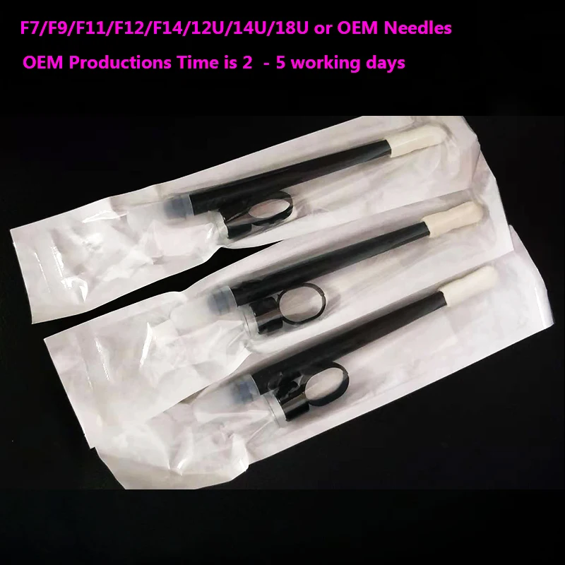 

Disposable microblading pen 18U Permanent makeup machine pen Eyebrow tattoo Pen Medical Packing Attached Sponge Cup