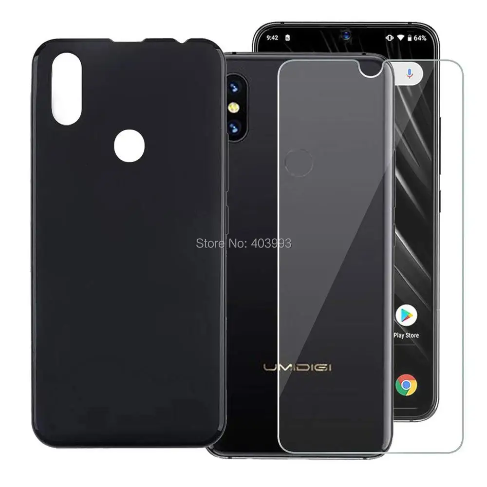 

UMIDIGI S3 PRO Case UMIDIGI S3 PRO Cover Tempered glass Luxury Soft TPU Phone Case With Tempered glass For UMIDIGI S3 PRO