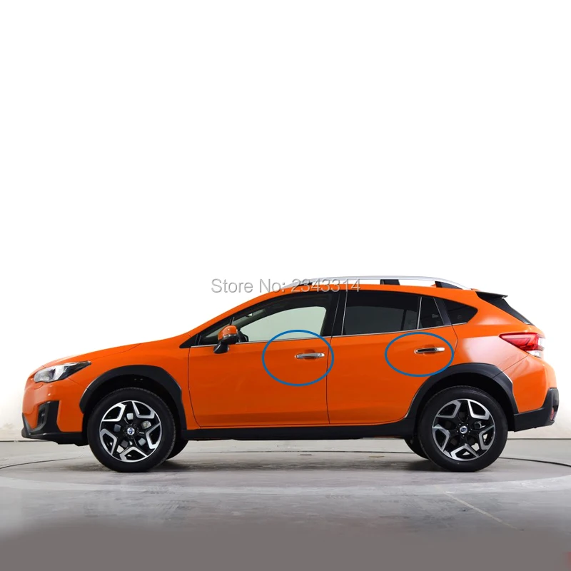 Для Subaru XV 2017 2018 ABS Ручка крышка Накладка протектор комплект защита педаль