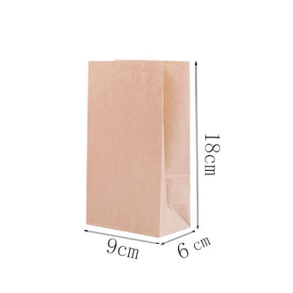 

10pcs/Set Kraft Paper Bag Brown Party Wedding Handmade Bread Cookies Gift Bags Biscuits Packaging Wrapping Supplies 2019 New