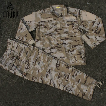 

US Army Desert Tactical Military Camouflage Combat Uniform Airsoft Camo BDU Men Clothing Set Outdoor Hunting Suits High Quality