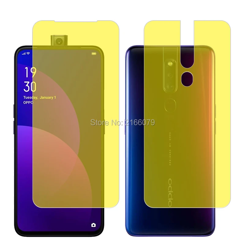 Для OPPO F11 Pro F11Pro 6 5 &quotмягкая задняя крышка из ТПУ Защитная прозрачная пленка (не