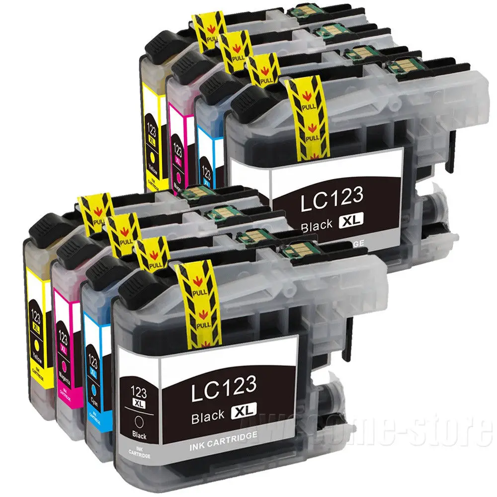 LC123 LC-123 LC 123 XL LC123XL картриджи совместимые с принтером Brother MFC J4410DW J4510DW J4610DW J4710DW J470DW