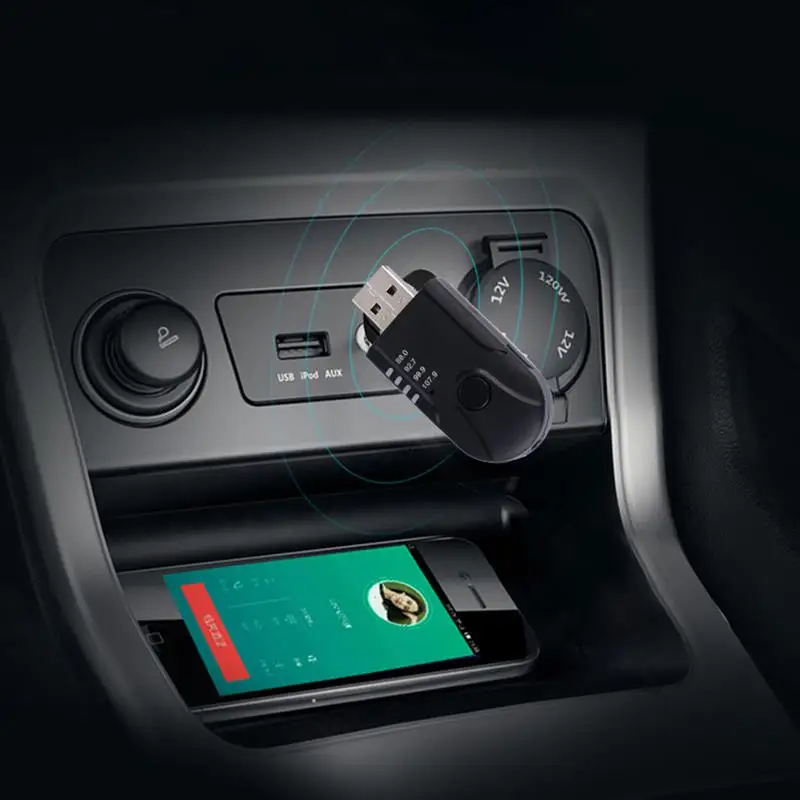 FM трансмиттер автомобильный с поддержкой Bluetooth и USB портами|FM-трансмиттеры| |