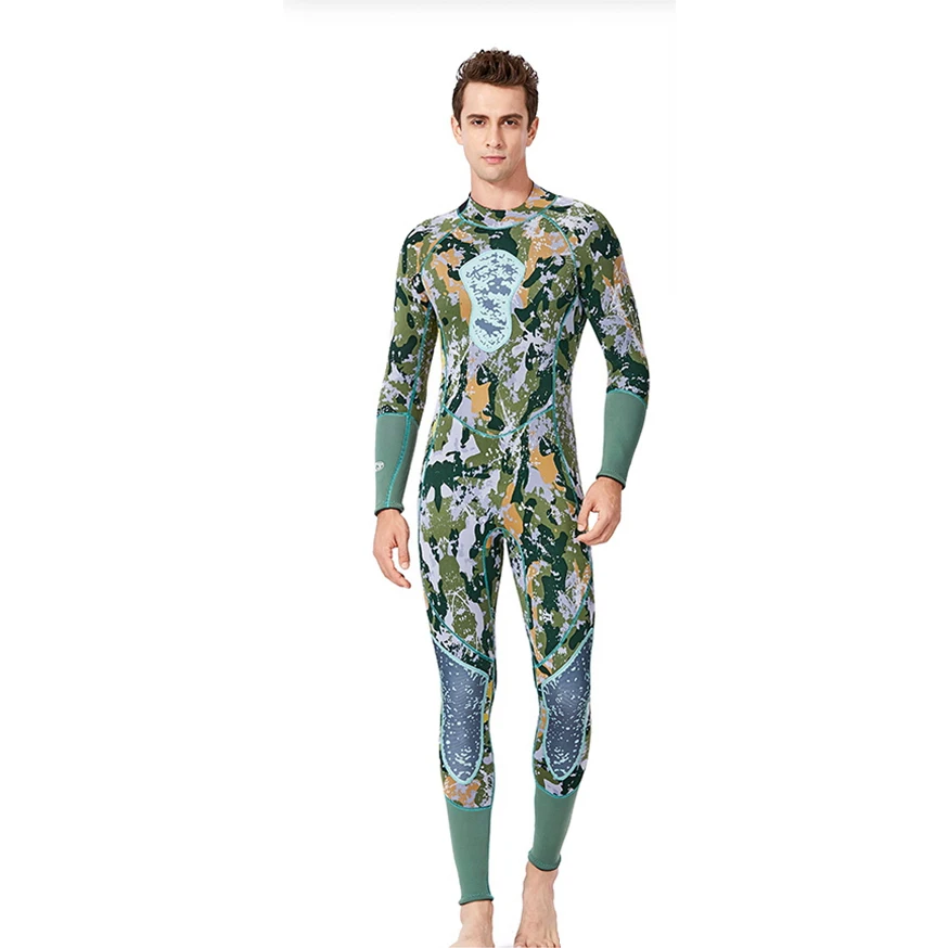 

Dive&Sail Men 3 Mm Wetsuit Scr Neoprene Camo Freediving Spearfishing Diving Suit Snorkel Swimsuit Super Elastic Surfing Long W